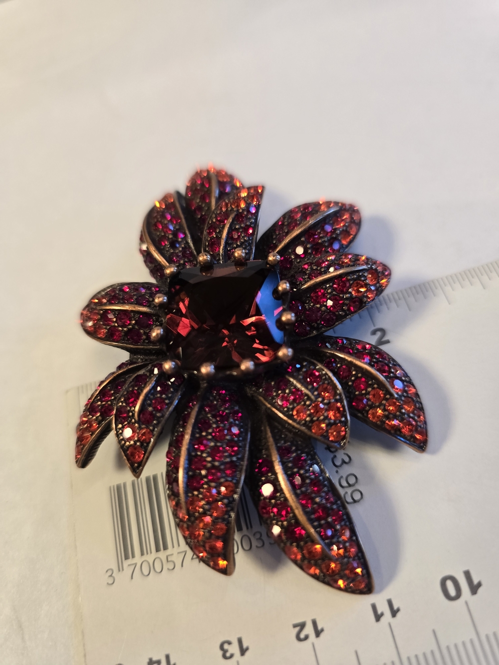 JOAN RIVERS CLASSICS COLLECTION Crystal Floral Brooch - Women's Jewelry - Picture 8 of 11